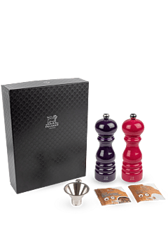 Pack Paris-Rama Aubergine et Rose 18 cm - Peugeot Saveurs